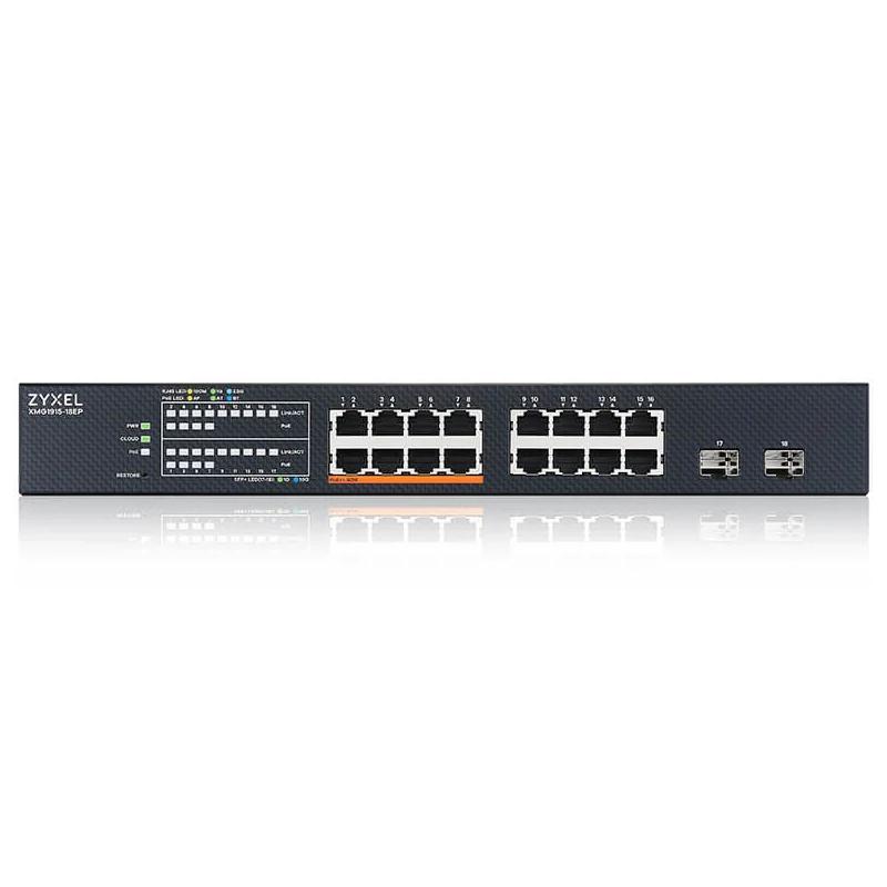 Zyxel XMG1915-18EP Switch PoE 16x2.5GbE 2xSFP+ - Imagem de Detalhe 2