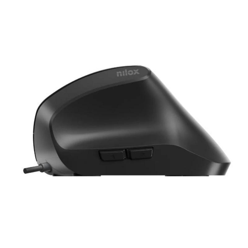 Nilox Rato Vertical 3600 DPI 6 botões preto - Imagem de Detalhe 1