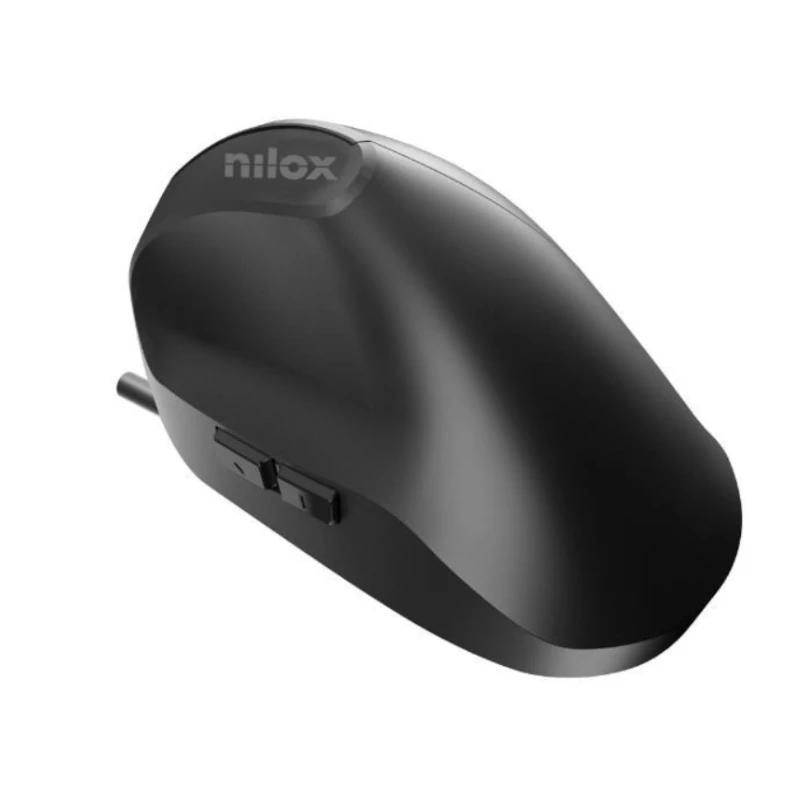 Nilox Rato Vertical 3600 DPI 6 botões preto - Imagem de Detalhe 2