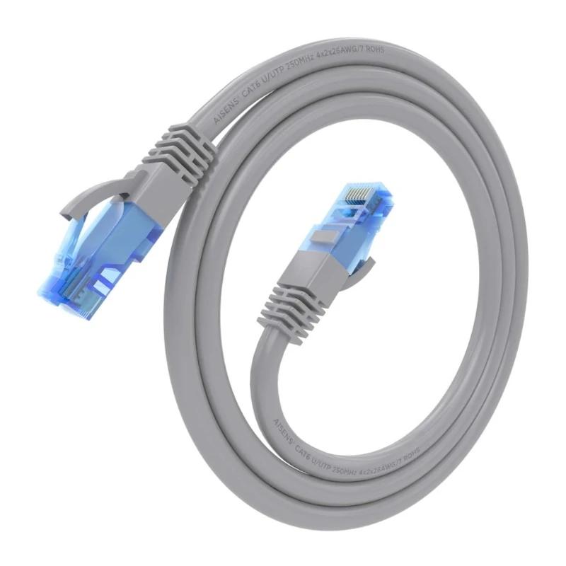Aisens Cabo RJ45 Cat.6 UTP AWG26 CCA Cinza 1.0M - Imagem de Detalhe 2