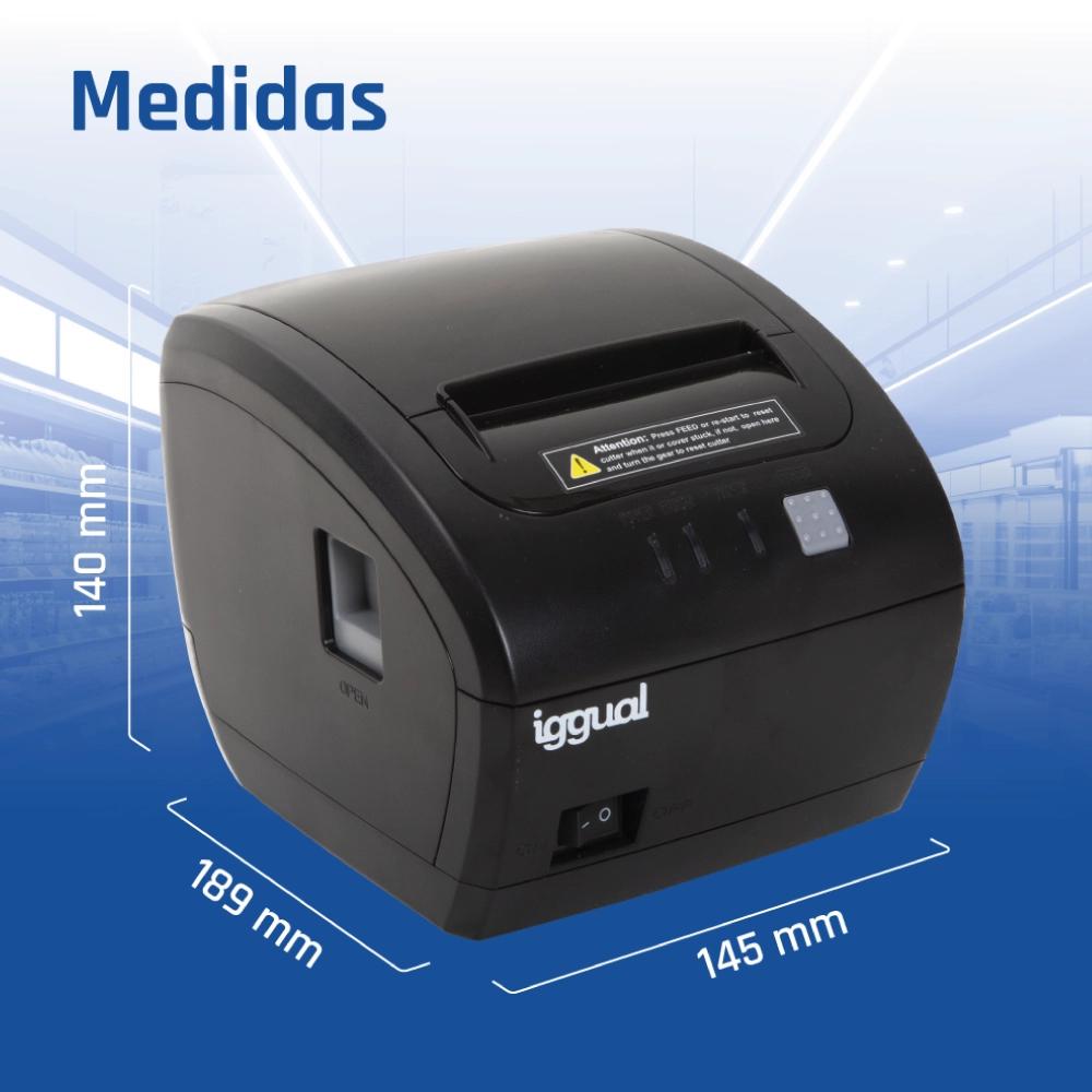 iggual Impressora térmica TP EASY 80 USB+RJ11 WiFi - Imagem de Detalhe 7