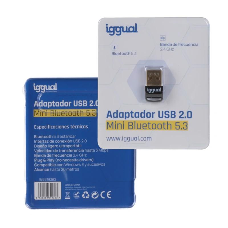 iggual Adaptador USB 2.0 mini Bluetooth 5.3 - Imagem de Detalhe 1