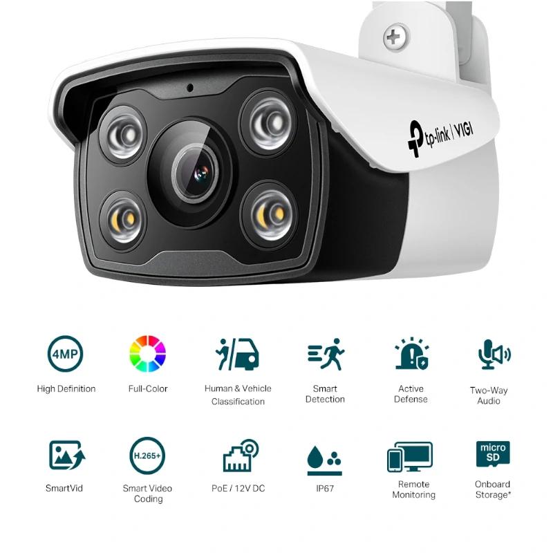 VIGI Câmara IP Bullet C340 4MP Plástico Full-Color - Imagem de Detalhe 1