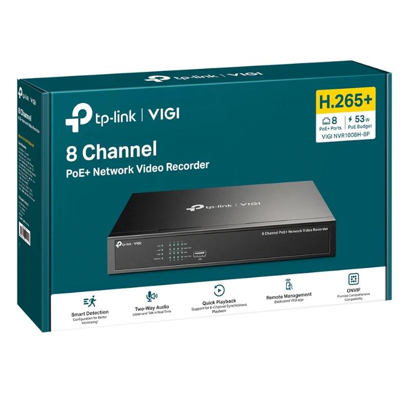 VIGI NVR1008H-8P Gravador IP Rack 01 HDD 08 C - Imagem de Detalhe 3