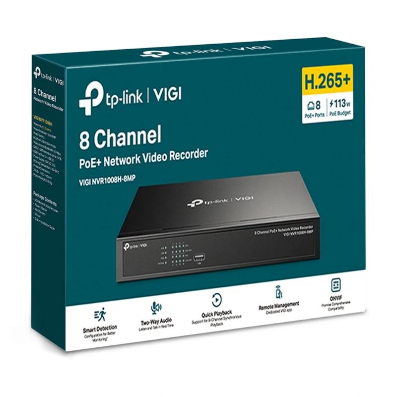 VIGI Gravador IP NVR1008H-8MP Rack 01 HDD 08 C PoE - Imagem de Detalhe 2