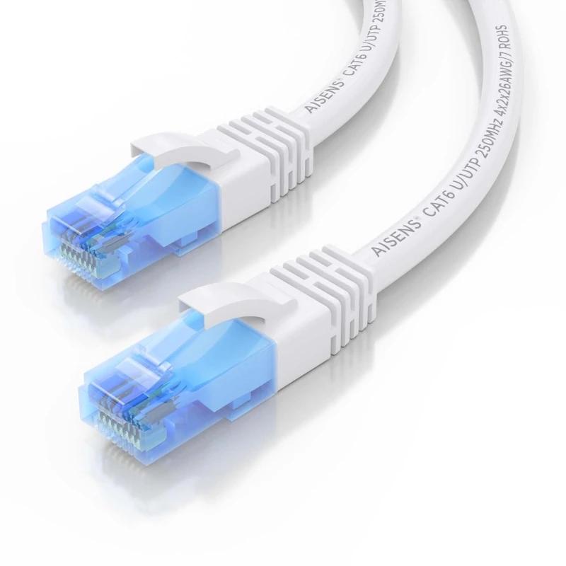 Aisens Cabo RJ45 CAT.6 UTP AWG26 CCA Branco 5.0 - Imagem de Detalhe 2