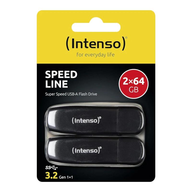 Intenso 3533494 Pen Drive USB 3.2 Velocidade 64GB Pacote 2 - Imagem de Detalhe 1