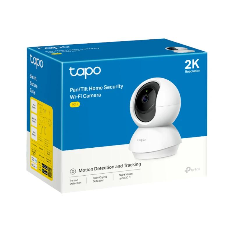 TP-Link TC71 Câmera de Casa WiFi 2K 3MP 360º mSD - Imagem de Detalhe 1