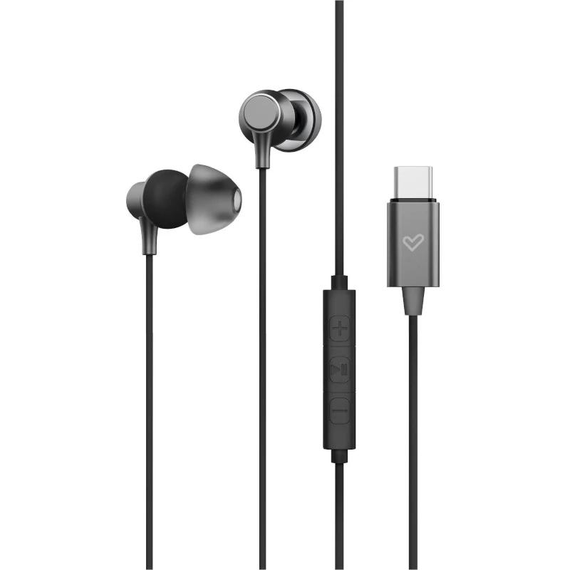 Energy Sistem Auriculares Metalizados Tipo C Preto - Imagem de Detalhe 2