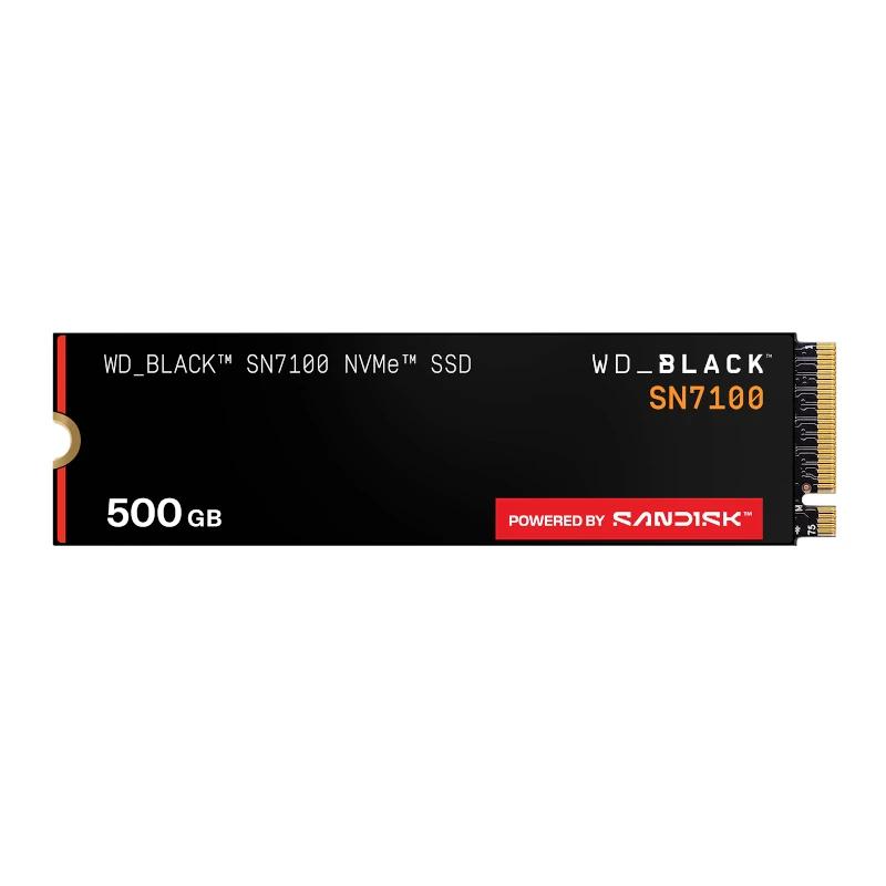WD Black SN7100 SSD 500GB PCIe Gen4x4 6800MB-s - Imagem de Detalhe 1