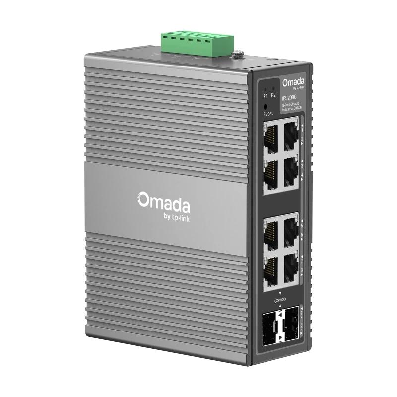 TP-Link IES208G Switch Industrial 6xG 1xSFP 2xCom - Imagem de Detalhe 2