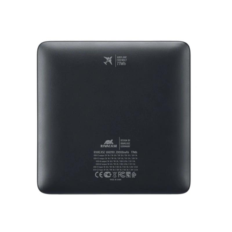 RIVACASE VA1090 powerbank 20000mAh Turbo PD 100W - Imagem de Detalhe 3