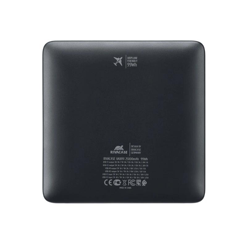 RIVACASE VA1091 powerbank 25800mAh Turbo PD 100W - Imagem de Detalhe 3
