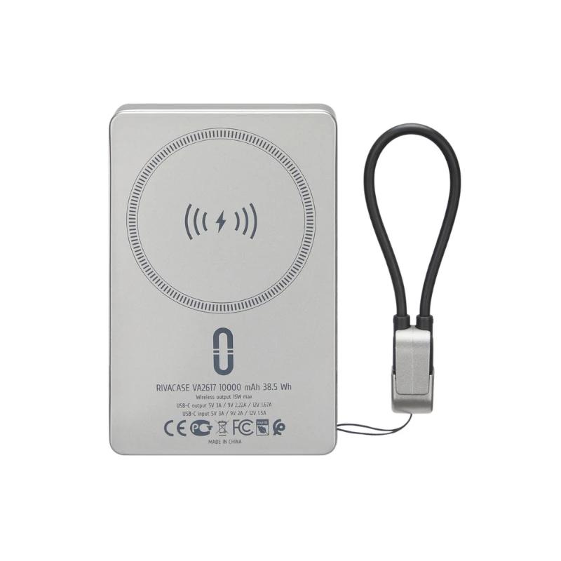 RIVACASE VA2617 powerbank 10000mAh Magsafe 15W - Imagem de Detalhe 3