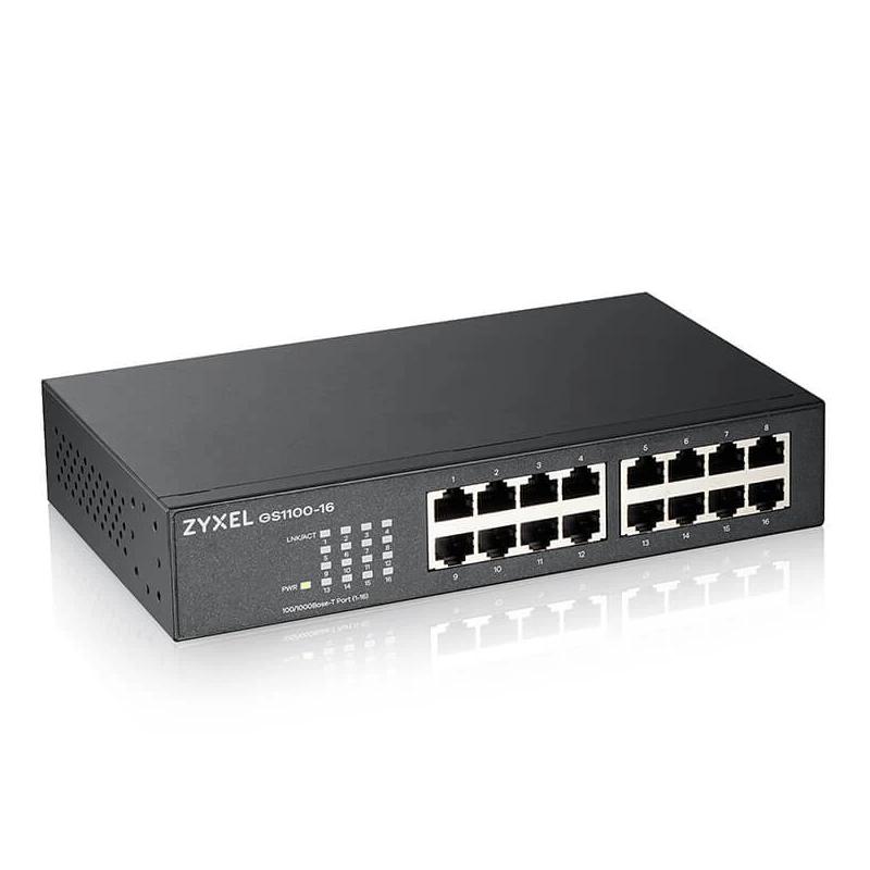 ZyXEL GS1100-16S Switch 16xGbE DIP Selector - Imagem de Detalhe 1