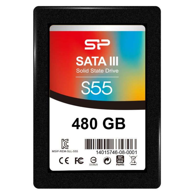 SP Slim S55 SSD 480GB 2.5" 7mm Sata3 - Imagem de Detalhe 5