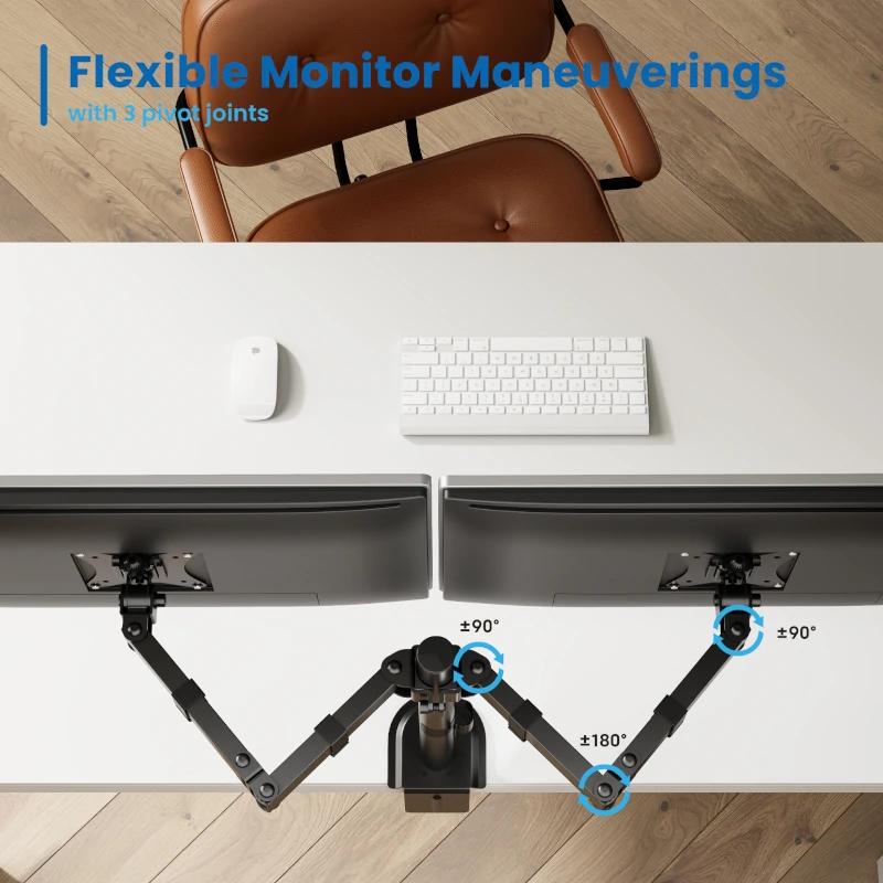 EWENT EW1512 Suporte de mesa para 2 monitores 13-32" - Imagem de Detalhe 13