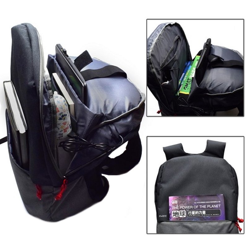 EWENT EW2529 Mochila 17.3" + Porta USB - Imagem de Detalhe 14