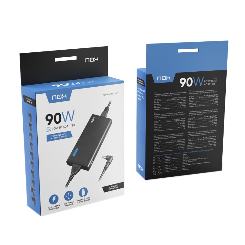 Nox Carregador para portátil 90W USB - Imagem de Detalhe 15