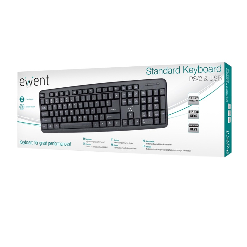 Ewent Teclado Slim EW3109 USB Preto - Imagem de Detalhe 9