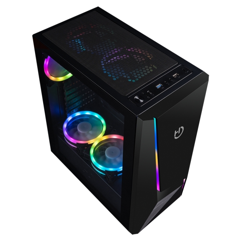 Hiditec Semitorre V20 PRO ARGB VIDRO TEMPERADO - Imagem de Detalhe 14