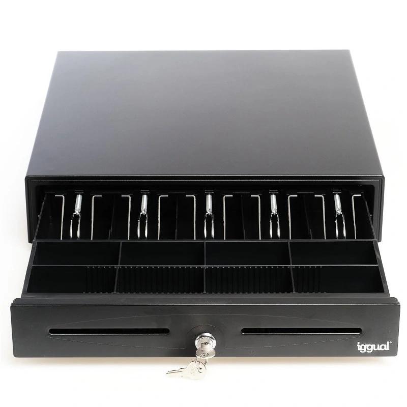 iggual Cajón Portamonedas IRON-70 44,5cm 5+8 preto - Imagem de Detalhe 30