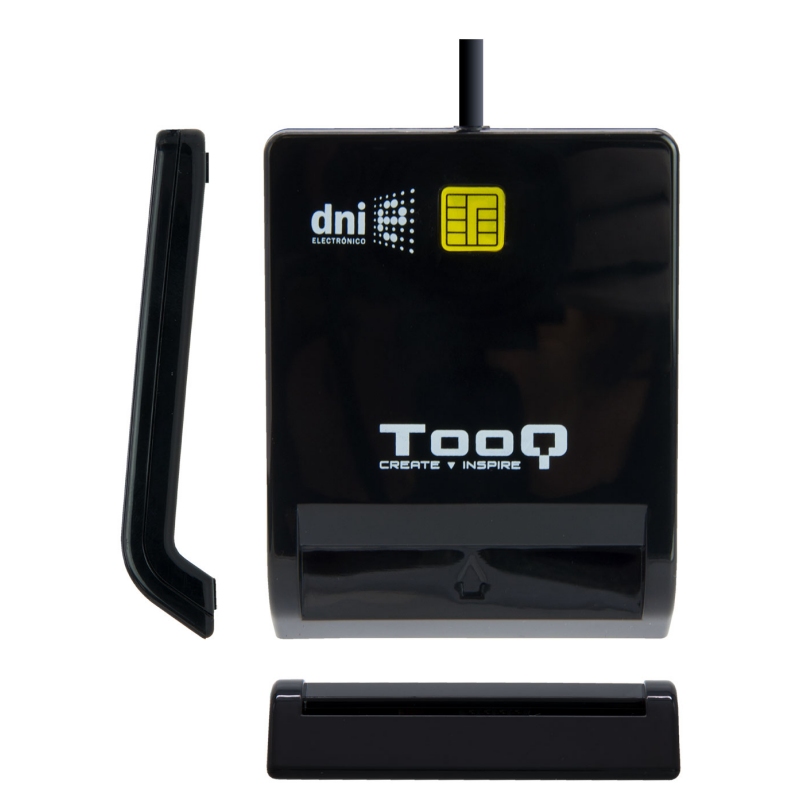 Tooq Leitor de cartões DNIE USB 2.0 preto - Imagem de Detalhe 11