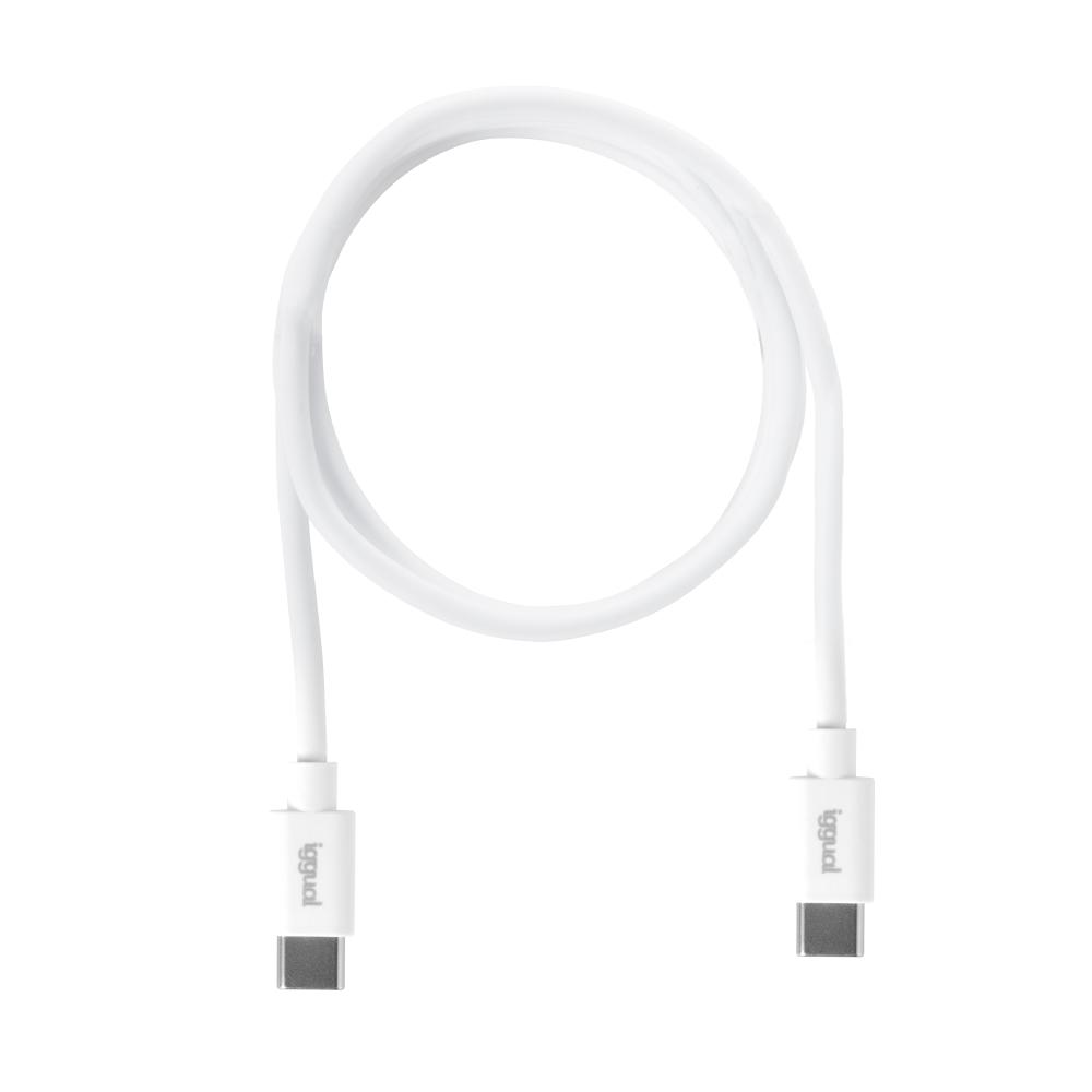 iggual Cabo USB-C/USB-C 100 cm branco Q3.0 3A - Imagem de Detalhe 16