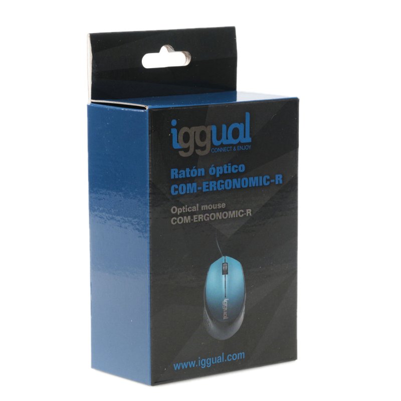 iggual Ratão óptico COM-ERGONOMIC-R-800DPI azul - Imagem de Detalhe 18