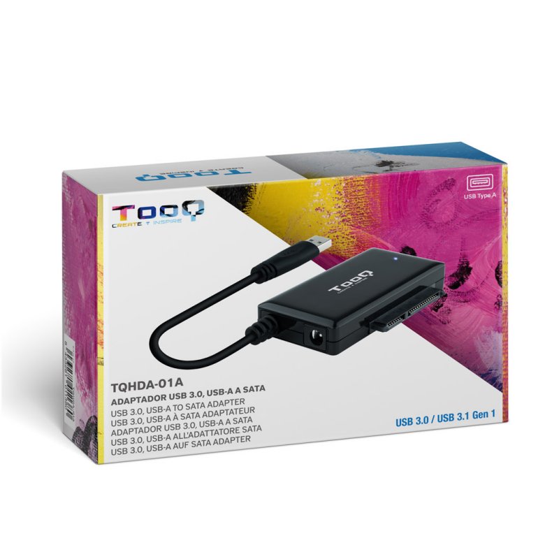 Tooq Adaptador USB 3.0 para discos 2,5"/3,5" - Imagem de Detalhe 18