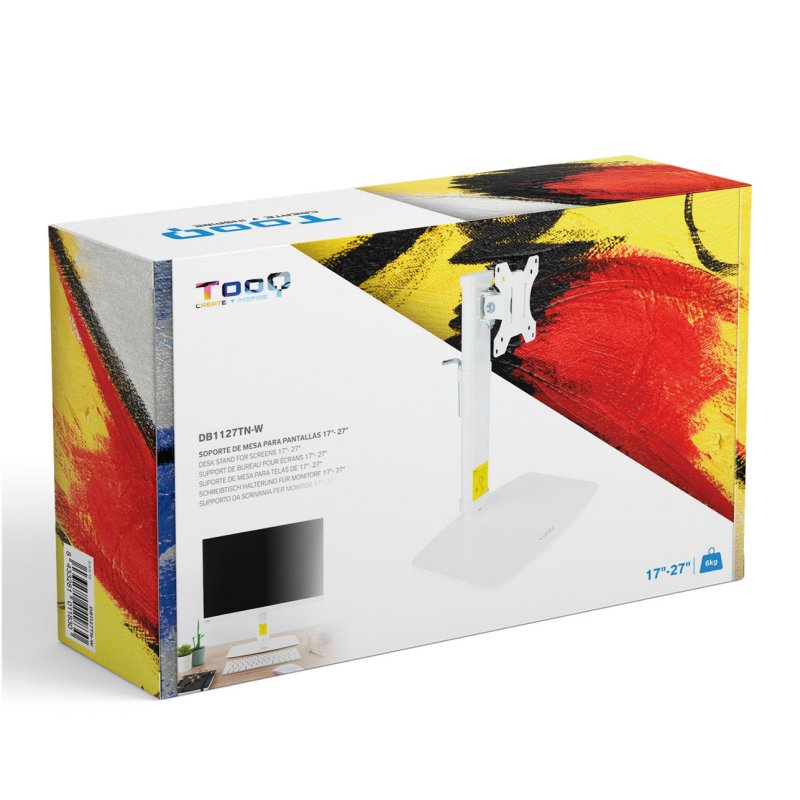 Tooq DB1127TN-W Suporte mesa monitor/tv 17-27" Branco - Imagem de Detalhe 18