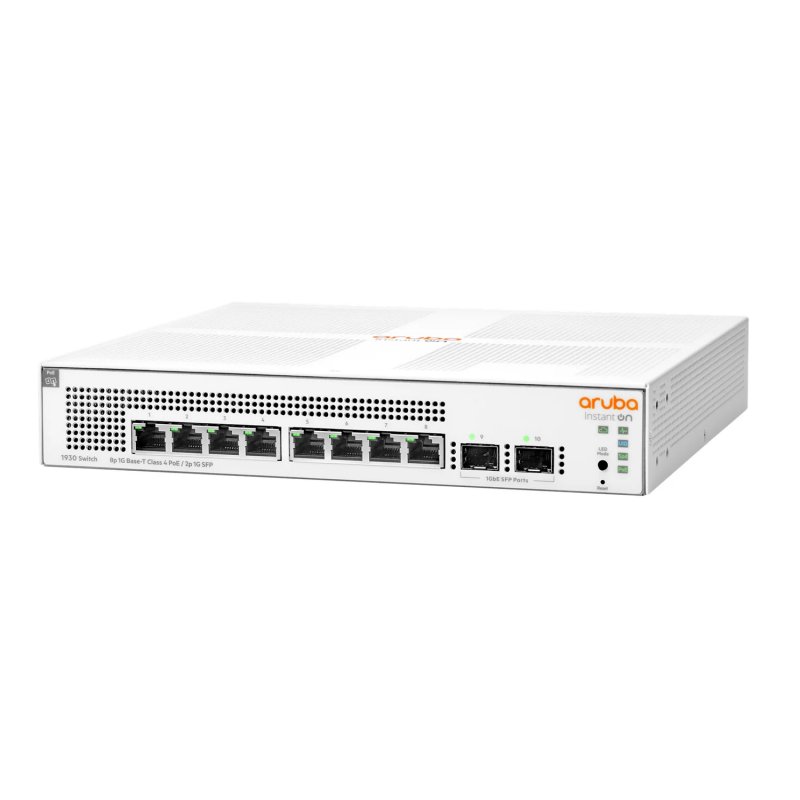 HPE NW IOn 1930 8xGbE PoE 2SFP 124W Comutador - Imagem de Detalhe 11