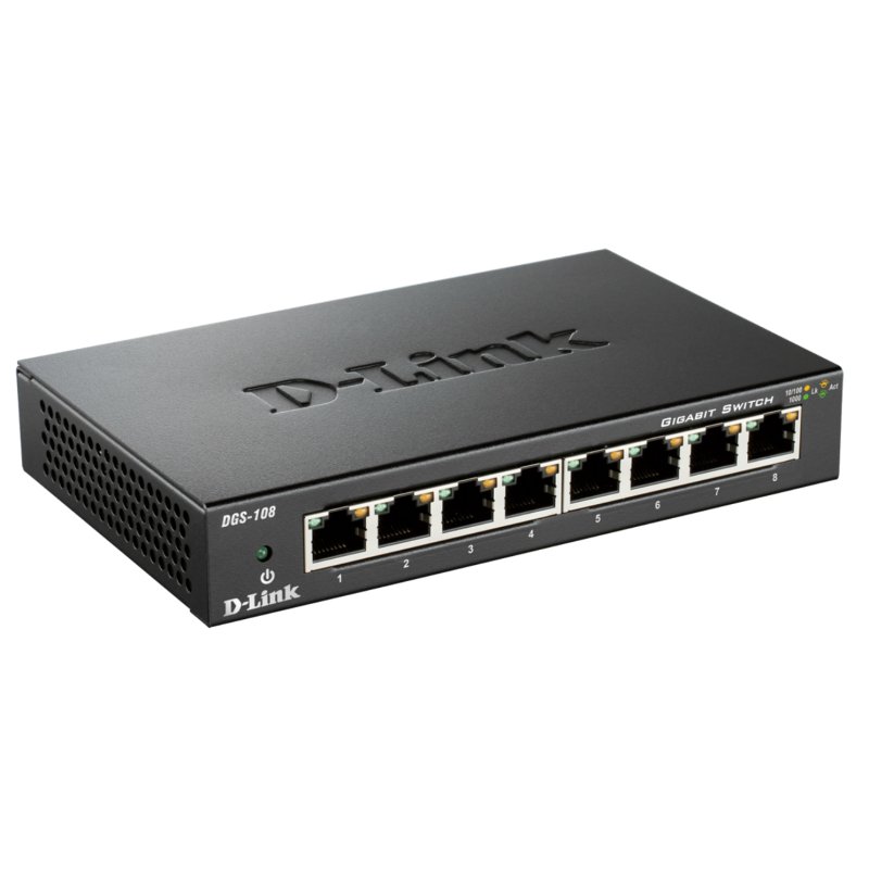 D-Link DGS-108 Switch 8xGB Metal - Imagem de Detalhe 14