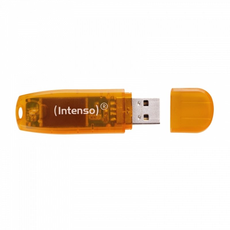 Intenso 3502490 Lápiz USB 2.0 Rainbow 64GB Laranja - Imagem de Detalhe 13