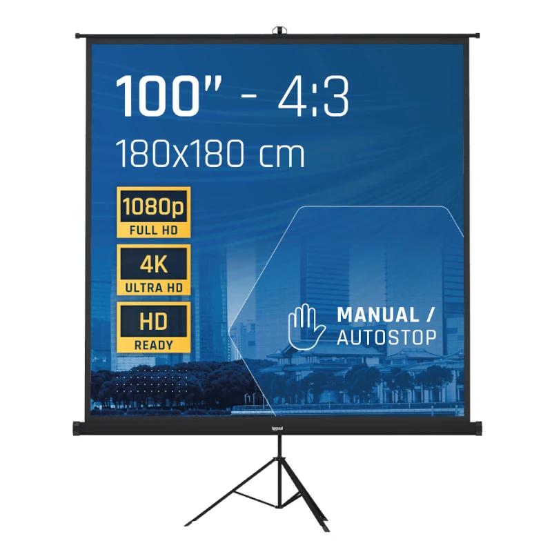 iggual Ecrã 100" 180x180 cm com tripé+bolsa - Imagem de Detalhe 21
