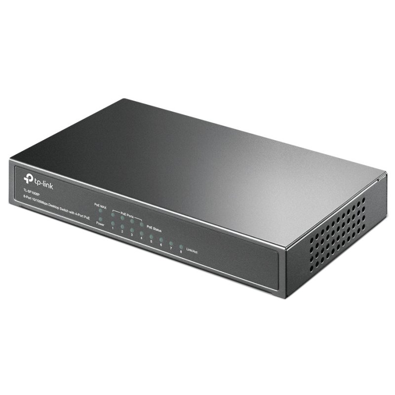 TP-LINK TL-SF1008P Switch 8x10/100Mbps 4xPoE Metal - Imagem de Detalhe 19