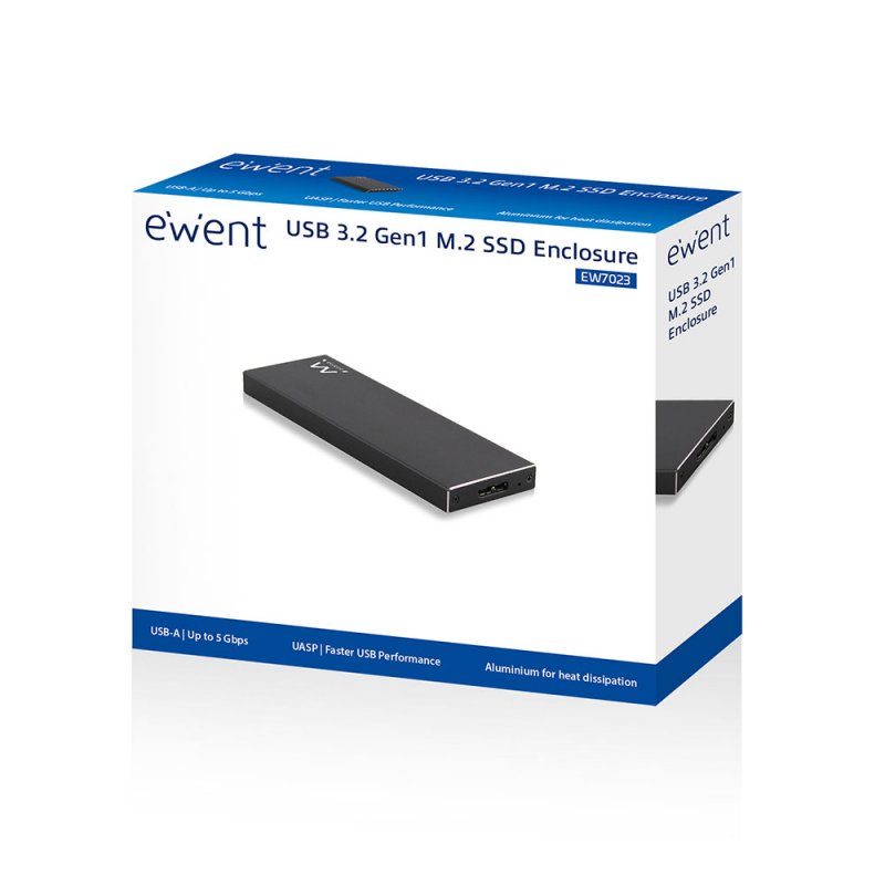 Ewent EW7023 Caixa externa SSD M2 USB 3.1 Alumínio - Imagem de Detalhe 14