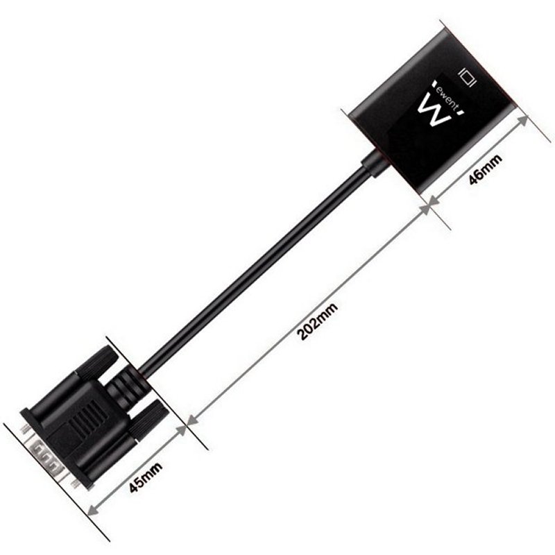 EWENT EW9866 Adaptador VGA/HDMI com Áudio - Imagem de Detalhe 13