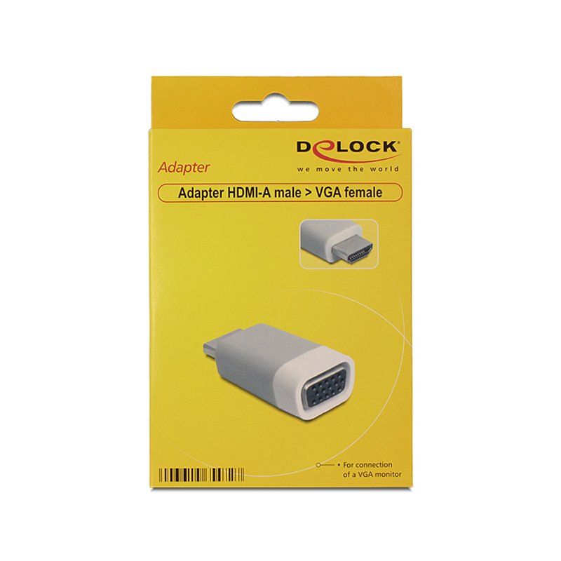 Delock Adaptador HDMI-A Macho/ VGA Fêmea - Imagem de Detalhe 14