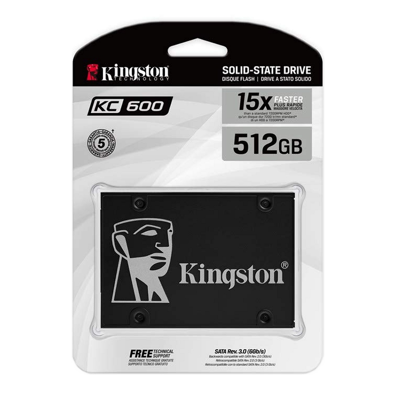 Kingston SKC600/512G SSD NAND TLC 3D 2.5" - Imagem de Detalhe 21