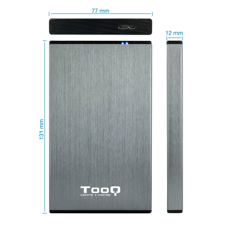 Tooq TQE-2527G Caixa HDD 2.5" USB 3.1 Gen1/USB 3.0 - Imagem de Detalhe 20