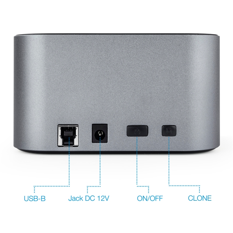 Tooq TQDS-805G Estação de Docagem Dupla Baía HDD Cinza - Imagem de Detalhe 20