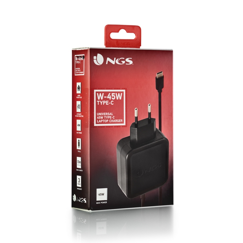 NGS Carregador portátil W-45WTYPEC 45W 3A - Imagem de Detalhe 21