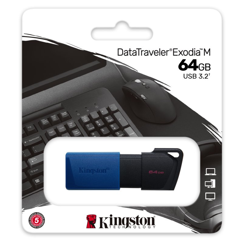Kingston DataTraveler DTXM 64GB USB 3.2 Gen1 Azul - Imagem de Detalhe 14