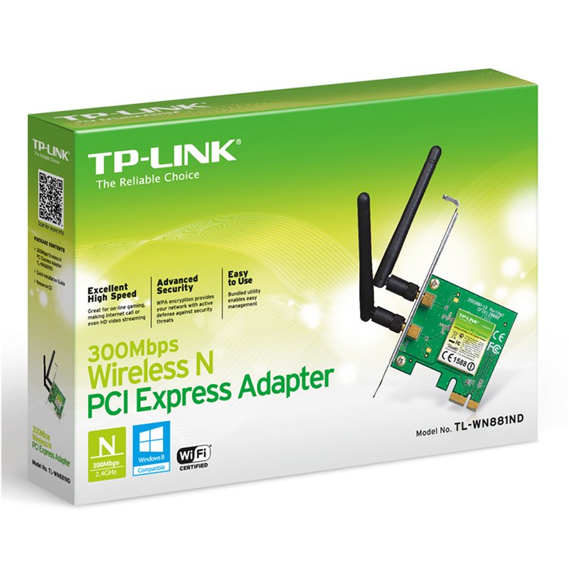 TP-LINK TL-WN881ND Placa de Rede WiFi N300 PCI-E - Imagem de Detalhe 7