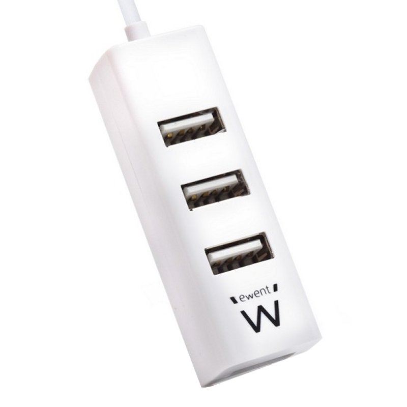 EWENT EW1122 MINI-HUB USB 4 PORTAS BRANCO - Imagem de Detalhe 24