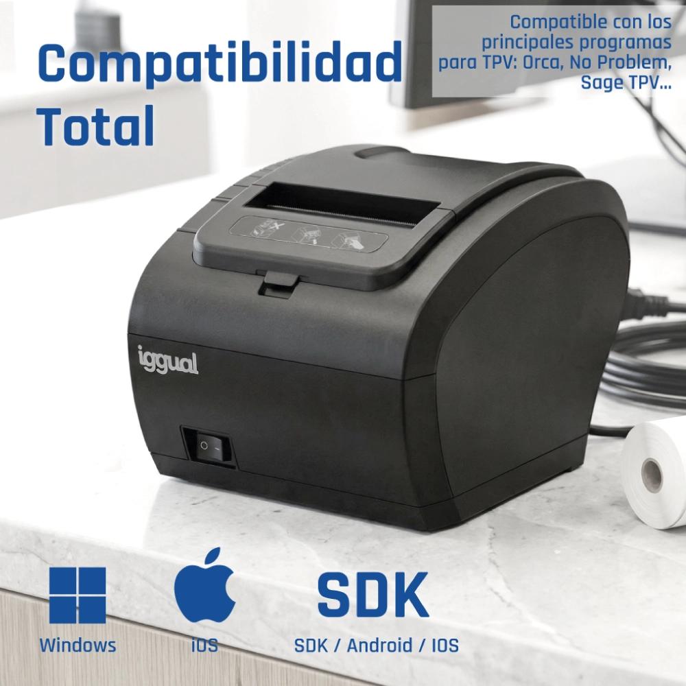 iggual Impressora Térmica TP8002 USB+RS232+Ethernet - Imagem de Detalhe 55