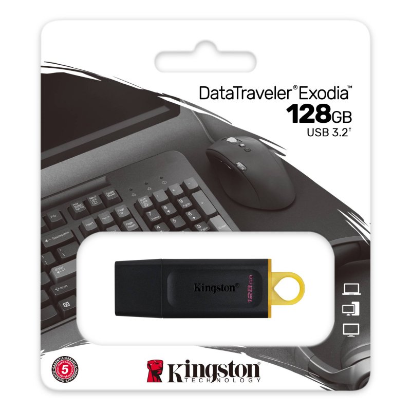 Kingston DataTraveler DTX 128GB USB 3.2 Gen1 Preto - Imagem de Detalhe 16
