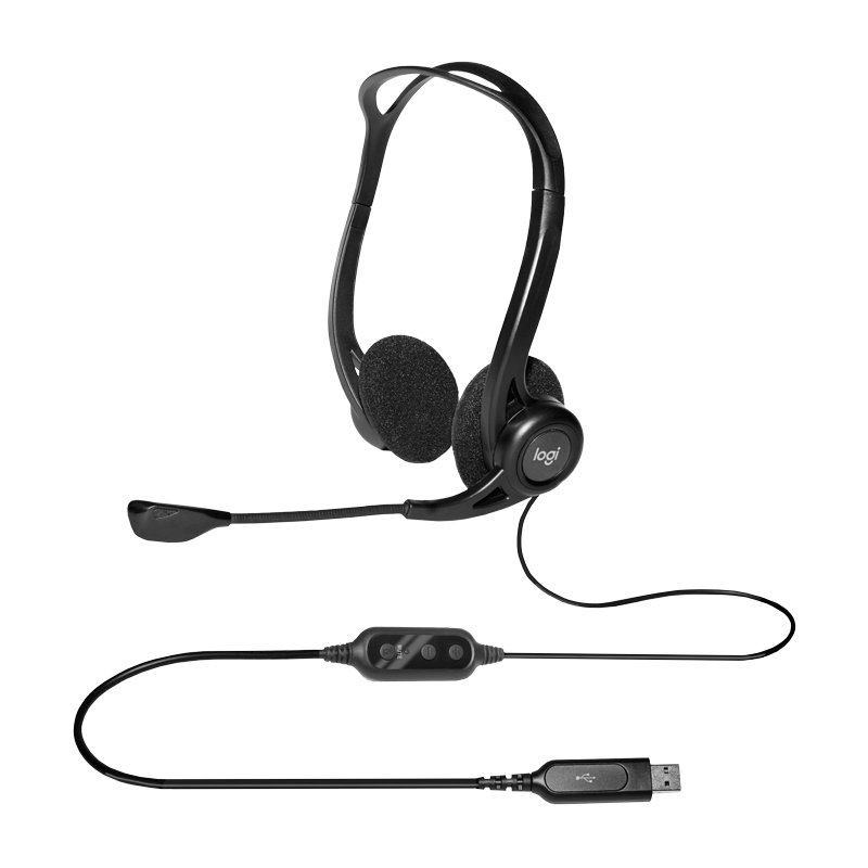 Logitech PC960M Auricular USB Suspensão Ruído - Imagem de Detalhe 16