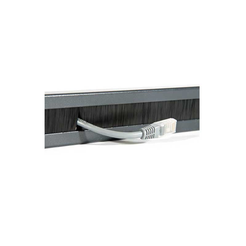 2lan Painel Passacabo de Escova 19" 1U Metal - Imagem de Detalhe 16